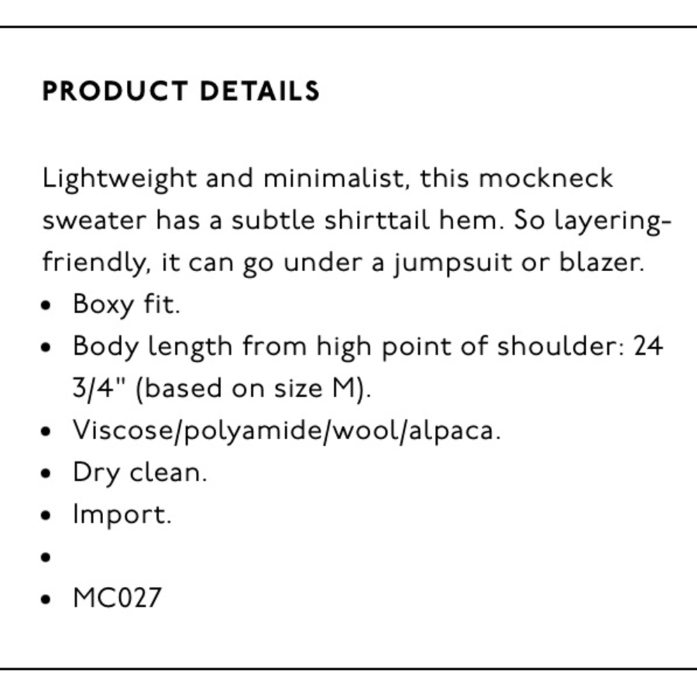 Madewell Ashbury Lavender Mockneck Long Sleeve Pullover Sweater XS - Picture 6 of 7